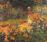 Claude Monet Garden Path at Giverny oil painting on canvas
